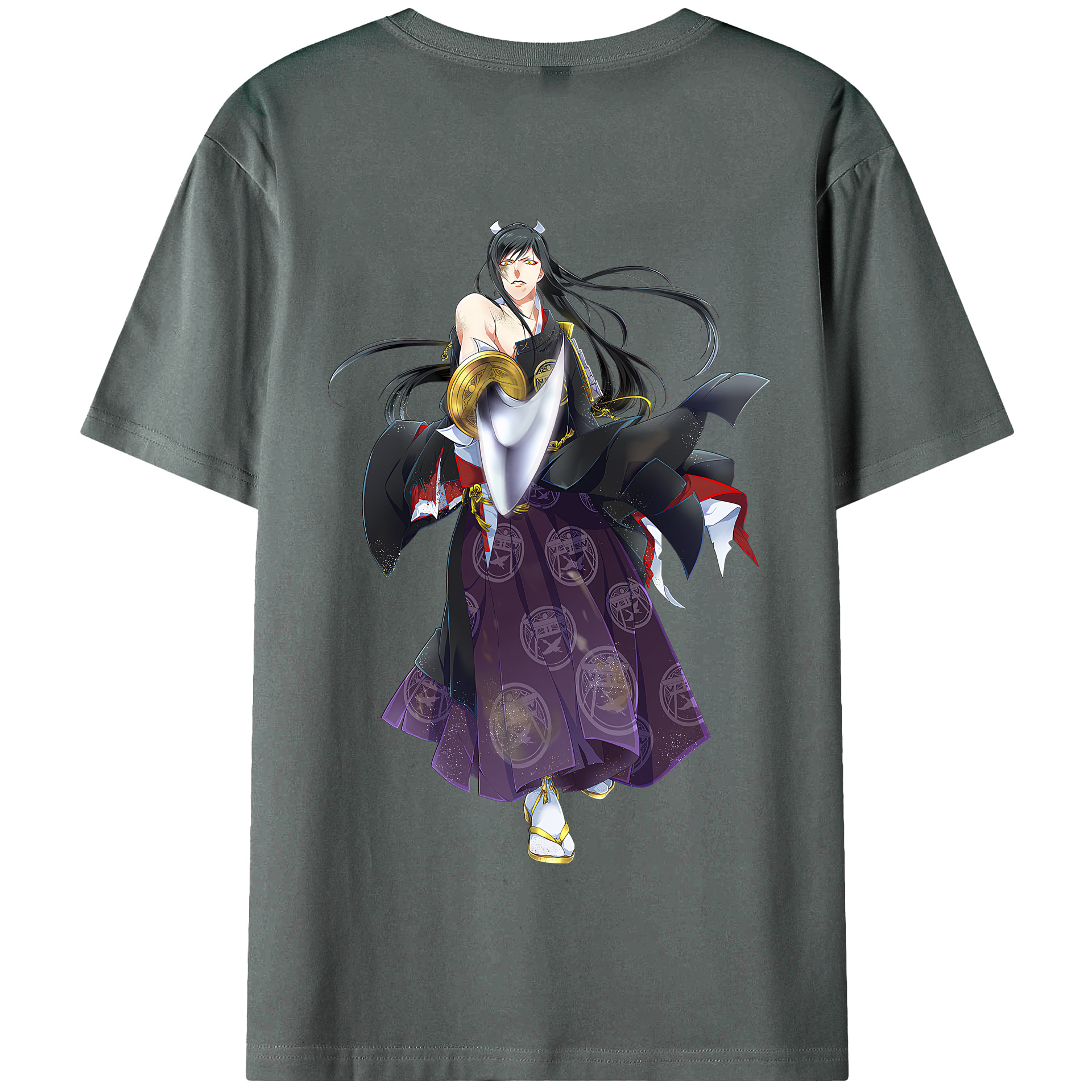 （画像用） 刀剣乱舞 Touken Ranbu 綿100％半袖Tシャツ（背面プリント）